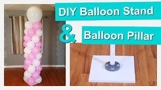 DIY Balloon Pillar | How to make a Balloon Column Stand