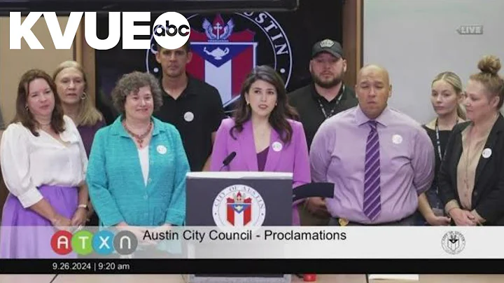 Austin city leaders proclaim October is Domestic Violence Awareness Month