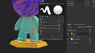 Substance Painter 4: Grunge mask settings and additional maps