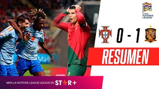 ¡LA FURIA ROJA GANÓ SOBRE LA HORA Y DEJÓ A CR7 CON LAS MANOS VACÍAS! | Portugal 0-1 España | RESUMEN