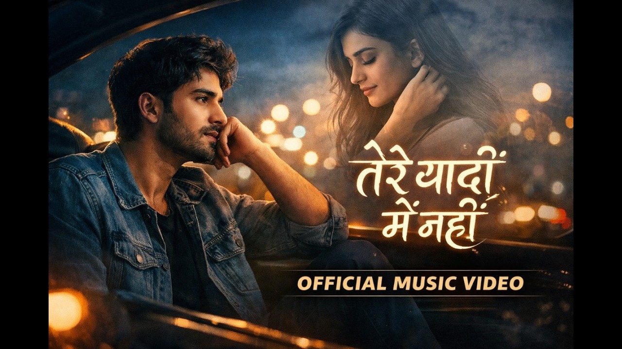 Tere Yaadon Mein Nahin (तेरे यादों में नहीं) – Official Music Video | Relaxing Sad Hindi Song 2026 |