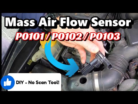 How to test and replace a Mass Air Flow Sensor or MAF Sensor | P0101 P0102 P0103