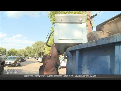 KXAN - Cleanup begins in houses along path of worst La Grange flood in a century