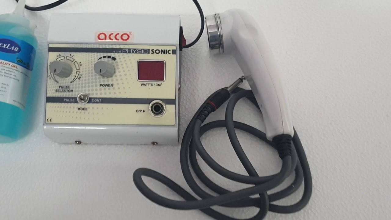 How to Use Physiotherapy Mini Ultrasound Therapy Unit YouTube