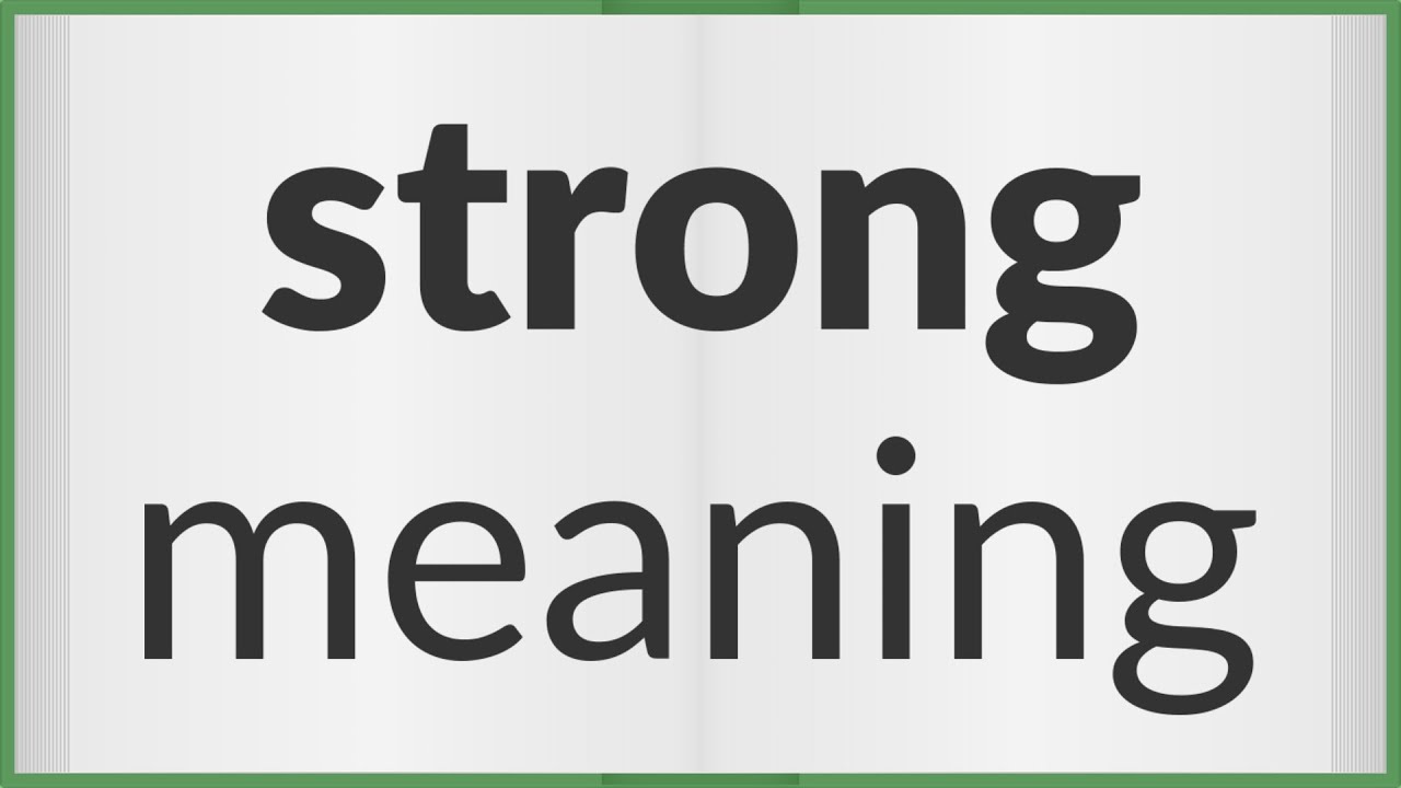 strong  Tradução de strong no Dicionário Infopédia de Inglês