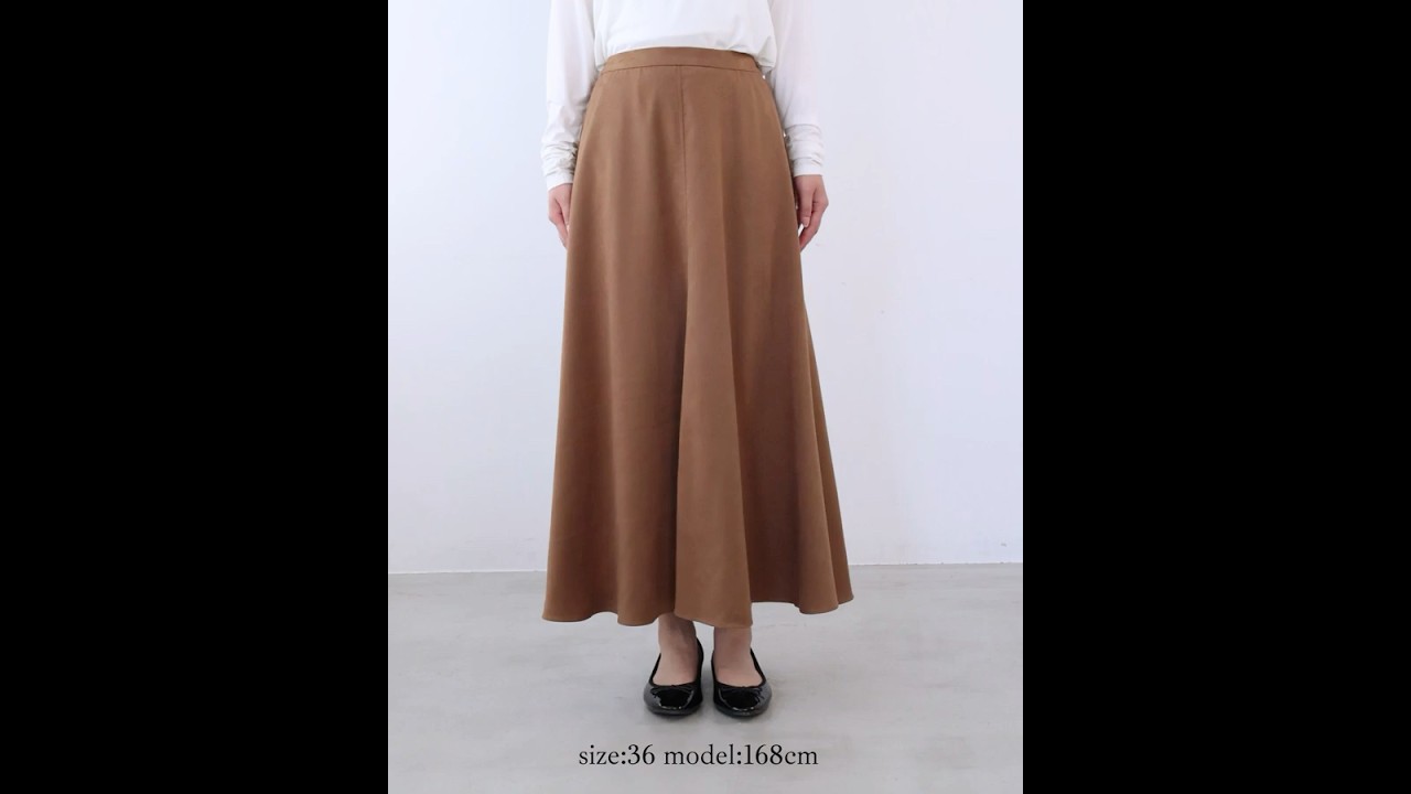 フェイクスエードフレアロングスカート | MICA&DEAL ONLINE STORE