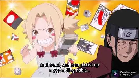 Tsunade pick gambling habit from hashirama (Naruto Shipuden)