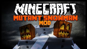 Minecraft Mod Spotlight - MUTANT SNOWMAN 1.5.2 - FRIENDLY SNOWMAN !