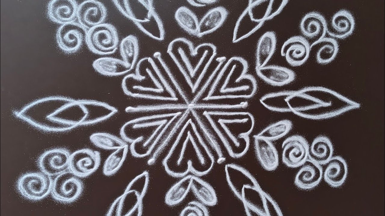 Beautiful Rangoli design 🌹//kolam design@tararangoliworld35 
