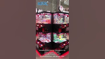 EPARK New Custom Coin Operated Cheap Claw Machine Toys Arcade Claw Crane Parts Grabber Machine