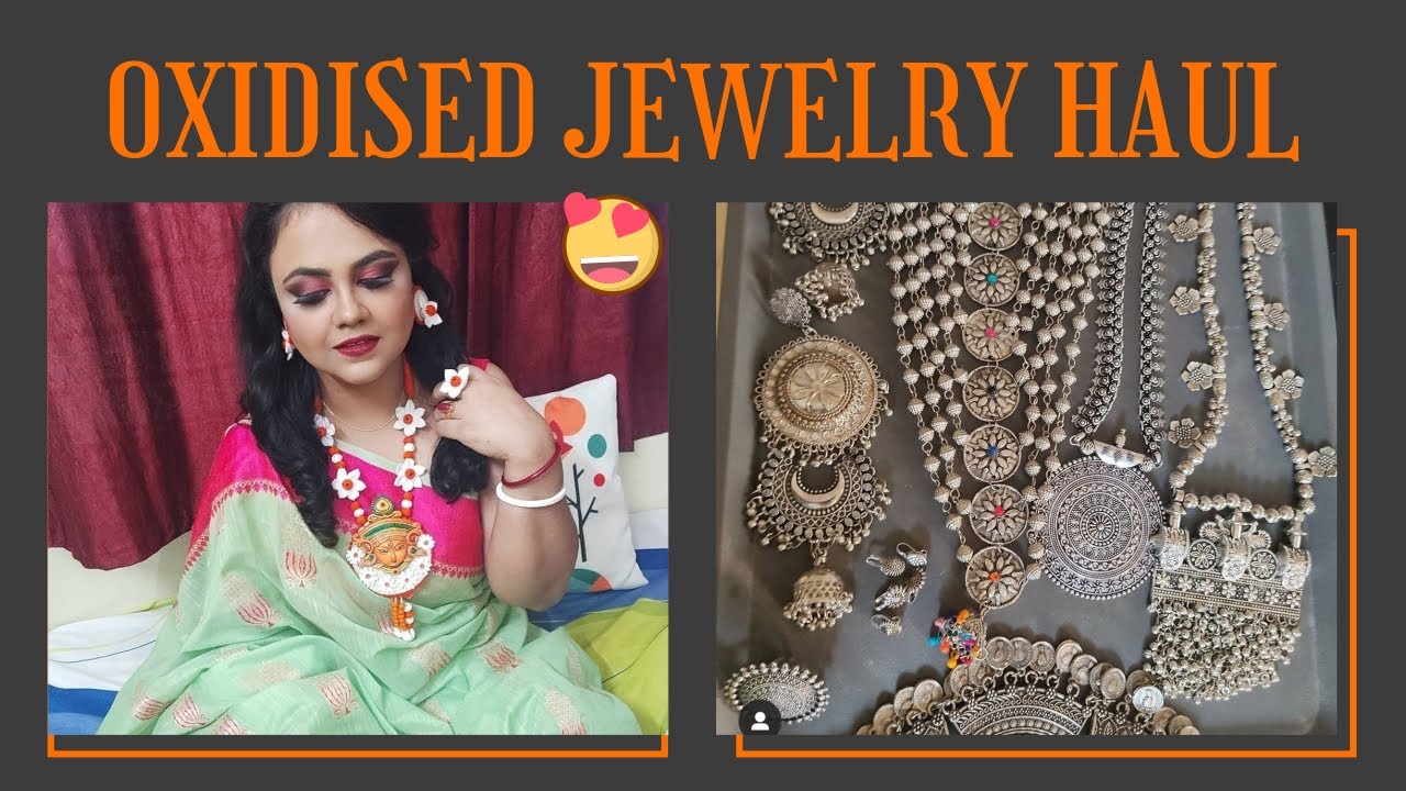 OXIDISED JEWELRY HAUL STARTING AT RS. 30 | HANDMADE JEWELRY HAUL | INSTAGRAM JEWELRY HAUL | MEESHO