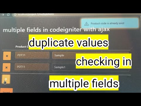 Check duplicate in multiple fields using codeigniter