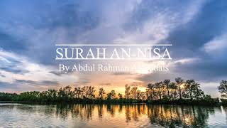 Surah An Nisa By Abdul Rahman Al-Sudais || Touching \u0026 Emotional Quran Recitation