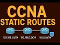 CCNA Static Routes Explained | Regular, Floating &amp; Default Routes + Demo