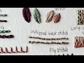 14/20: How to Do a Whipped Back Stitch | Beginner Hand Embroidery