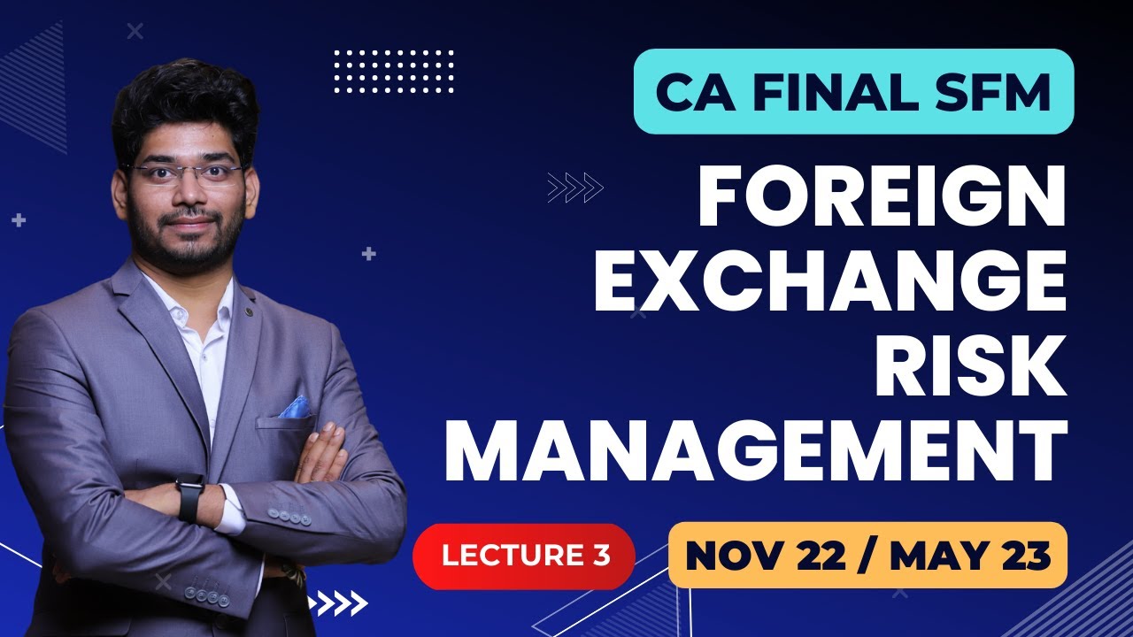 Lecture 3 Foreign Exchange Risk Management CA Final SFM