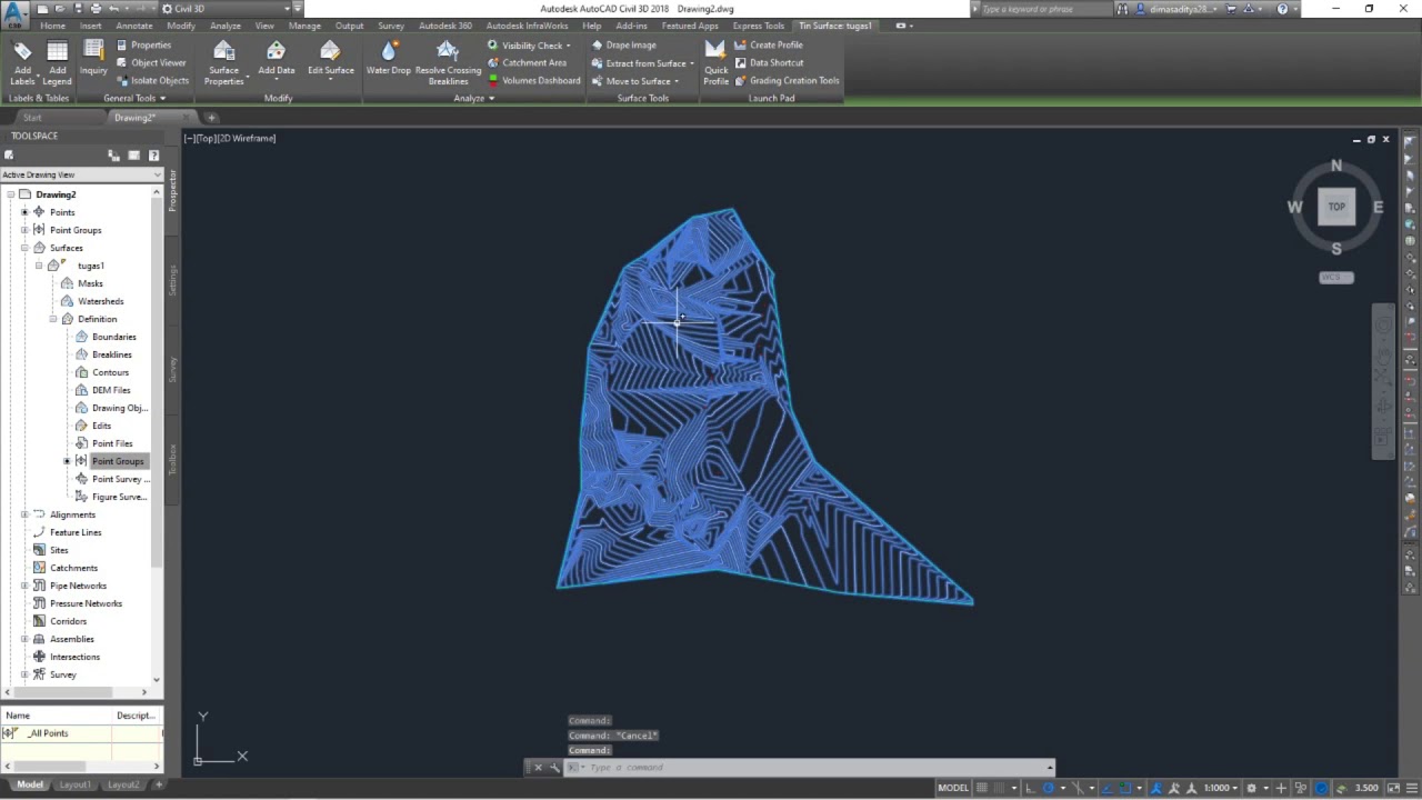 autocad civil 3d 2018