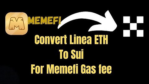 How to Convert Linea ETH To Sui | Deposit| Withdrawal|Spot Trading