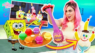 COMIDA DE BOB ESPONJA EN LA VIDA REAL | MIS PASTELITOS