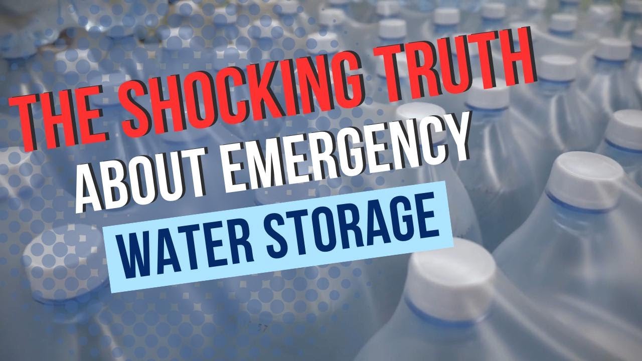 Where to store 100 bottles?! The shocking truth about emergency water