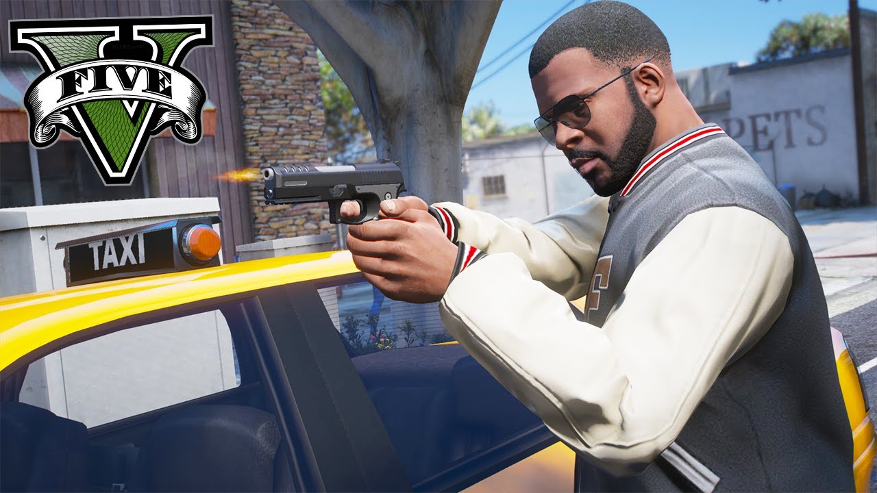 GTA V ASSASSINO DE ALUGUEL - TRABALHANDO DISFARÇADO DE TAXISTA!