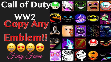 Call of Duty WW2: How to Copy Emblems