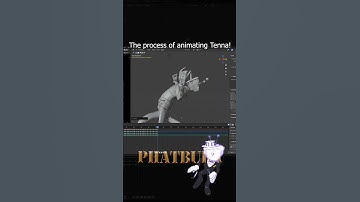 The process of animating Tenna! 📺 A Timelapse #deltarune #deltarunememe #3danimation