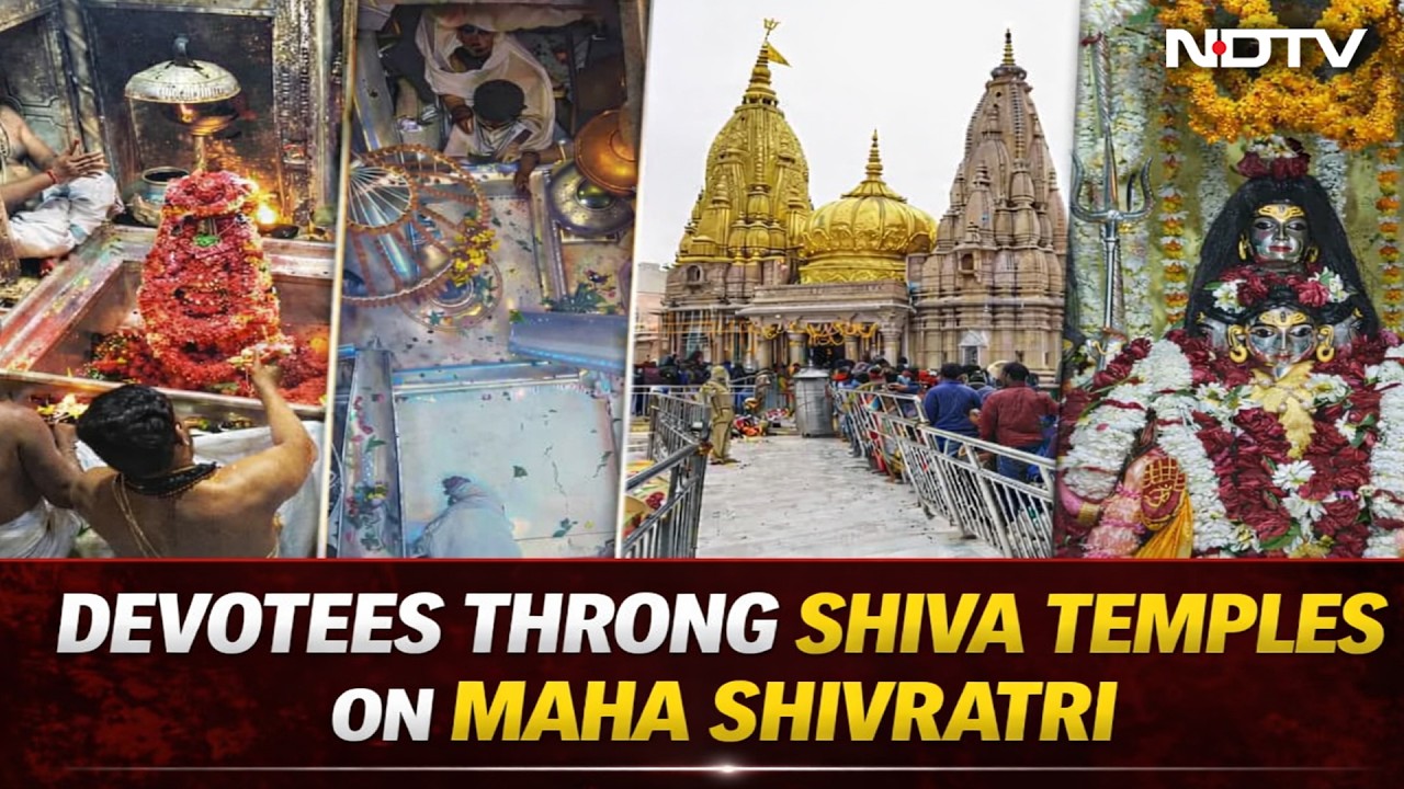 Maha Shivratri 2026 | Devotees Throng Shiva Temples Across India On Maha Shivratri
