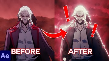 Manga Animation Energy VFX | After Effects Tutorial