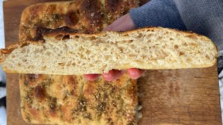 The best and easiest Focaccia Bread recipe with zaatar