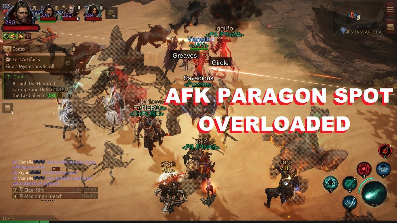 Are these afk players using programs to farm automatically? :  r/DiabloImmortal