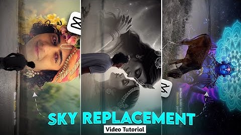 Trending Background SKY Replacement Video Edit | Radhe Krishna Sky Editing | In CapCut