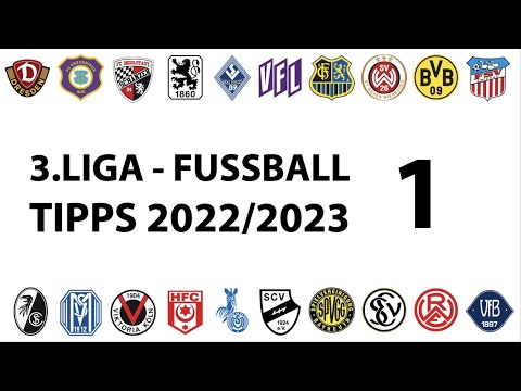 Fussball-Tipps 3.Liga - 1.Spieltag - Saison 2022/2023