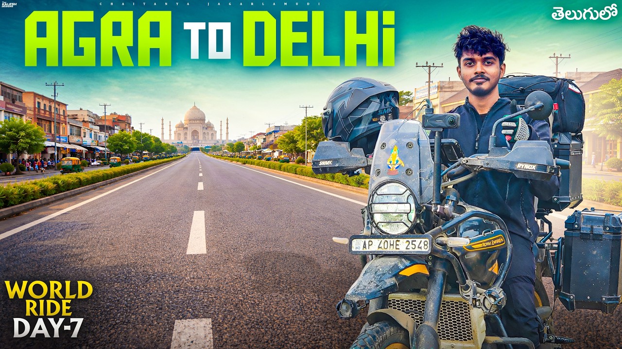 Agra To Delhi |Taj mahal | Day-7 | 19 Years Boy