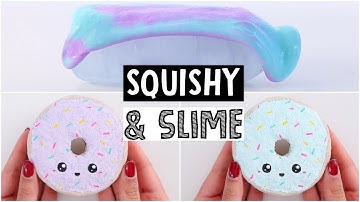 MAKING DIY COLOR CHANGING SLIME & SQUISHY! *satisfying*