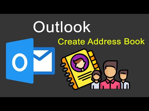 สร้าง Contact ใน Address Book ของ Outlook | Create contact address book