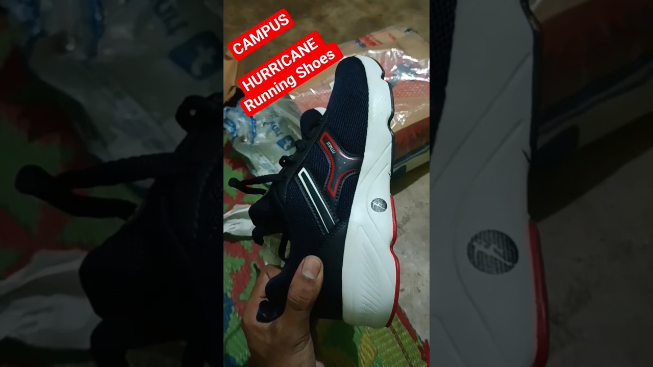 CAMPUS HURRICANE Running Shoes For Men (Navy, 9) Unboxing Review 