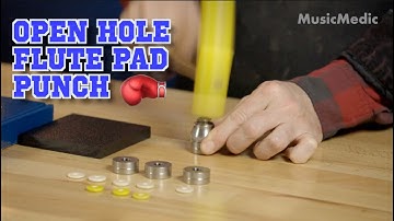Open Hole Flute Pad Punch