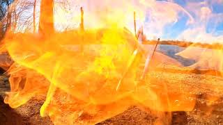 Darby Darts Lighter Explosions Slow Motion