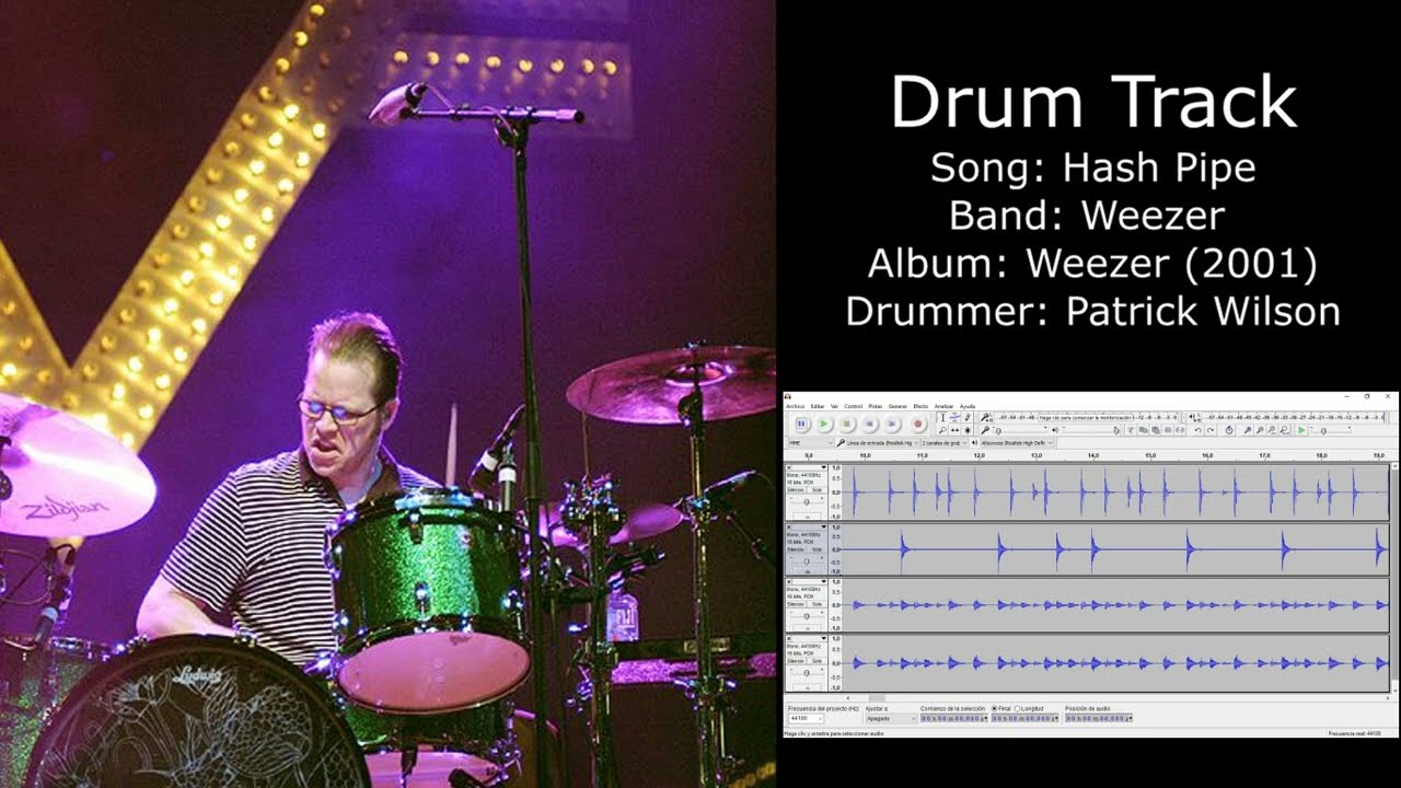 Hash Pipe (Weezer) • Drum Track