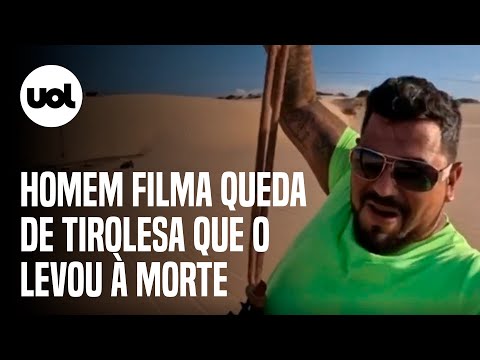 Turista filmou queda em tirolesa que ocasionou sua morte no Ceará