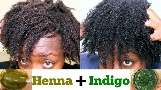 Natural Hair Dye DIY Henna & Indigo For Black Hair from Start To Finish Gray Hair dye