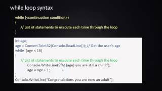 C# Part 4 Looping
