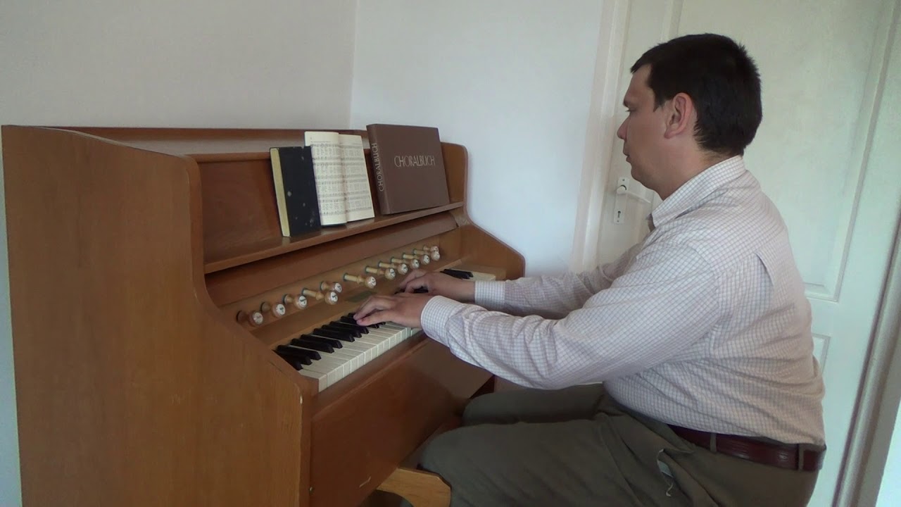 Brich Mir Das Lebensbrot - Organist Bujor Florin Lucian spielt auf einem Teck Harmonium