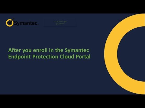 After you enroll a Symantec Endpoint Protection Manager domain into the cloud portal