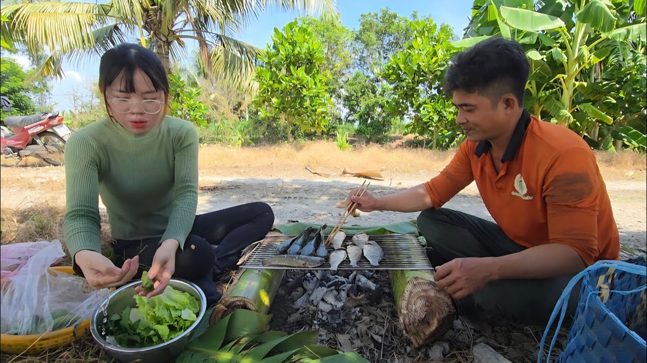 Đi Đồng Khô Dặm Dấu TRÚNG ĐẬM Nhiều Cá Ngon_Trê Trắng Nướng Chấm Mắm Gừng ..| ONMT #Tập 115