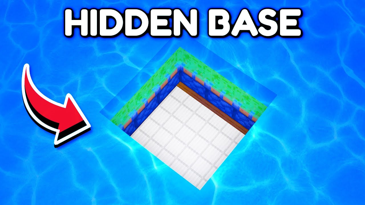 I built the MOST SECRET BASE in Minecraft - YouTube