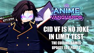 CID'S VF Makes Solo Limit Test 2 feel like a Walk in the Park in ANIME VANGUARDS UPDATE 14.0 Part 2 screenshot 2