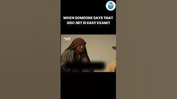 When Someone Says UGC NET is an Easy Exam! #shorts