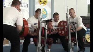 D.Wszola 250kg squat 56kg cat